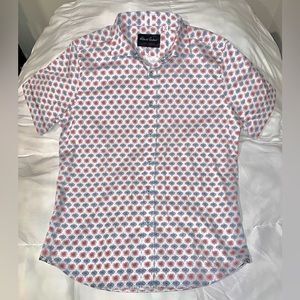 Men’s Robert Graham button-down short sleeve shirt